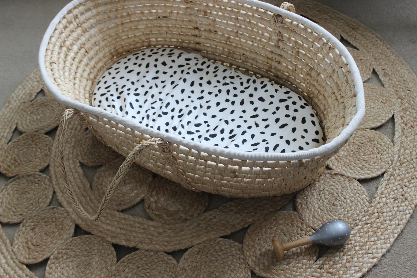 Dalmatian Moses Basket Bamboo Sheet