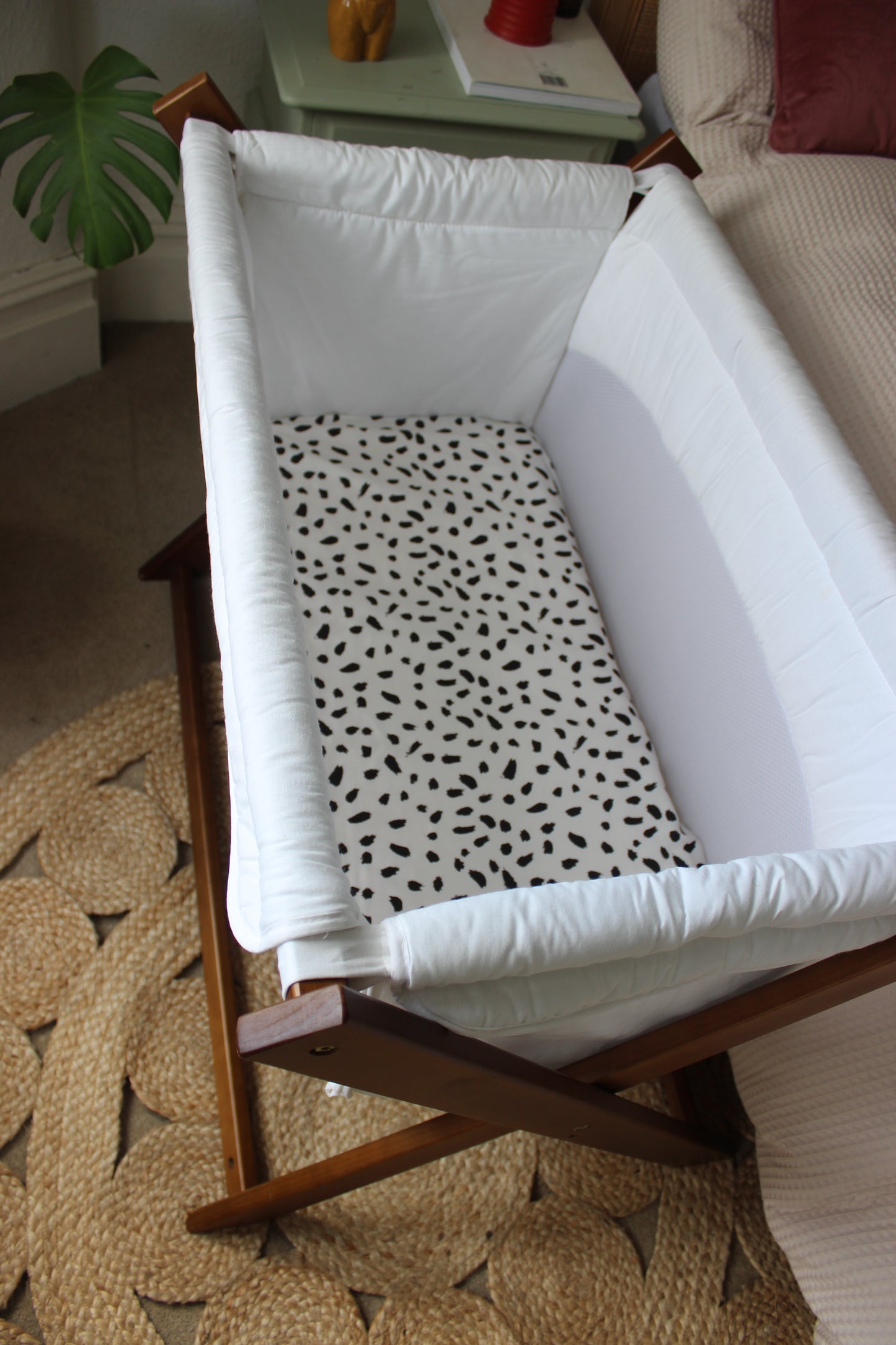 Dalmation Bamboo Bassinet Sheet