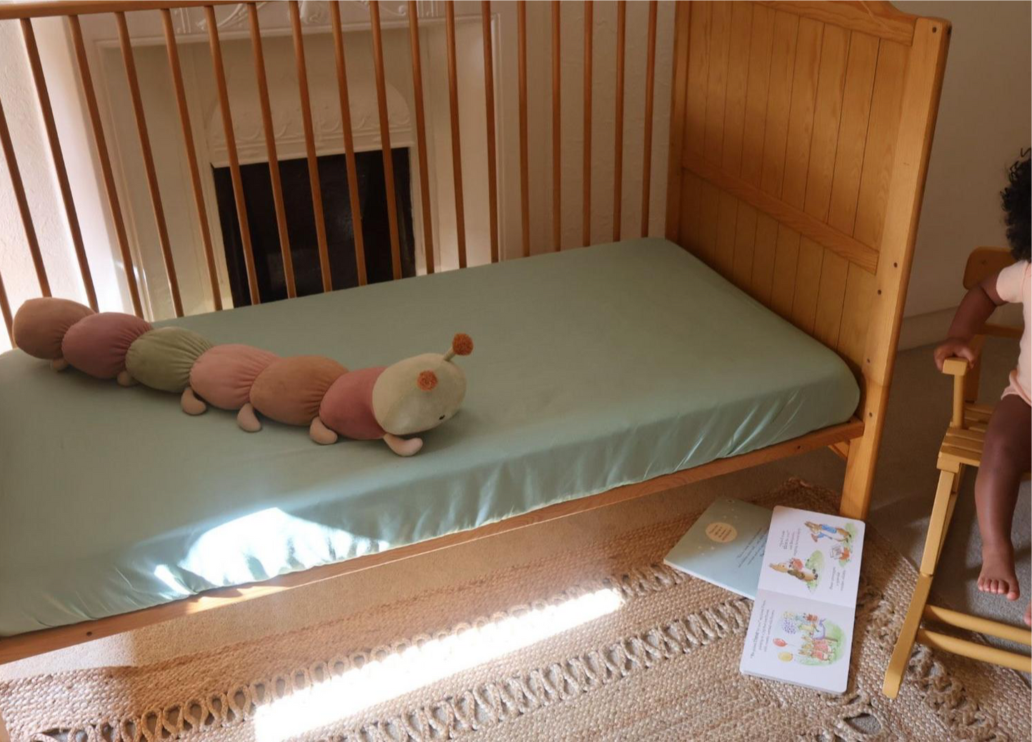 Apple Bon bon Bamboo Cotbed Sheet