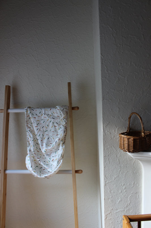 Cake Sprinkles Moses Basket Bamboo Sheet