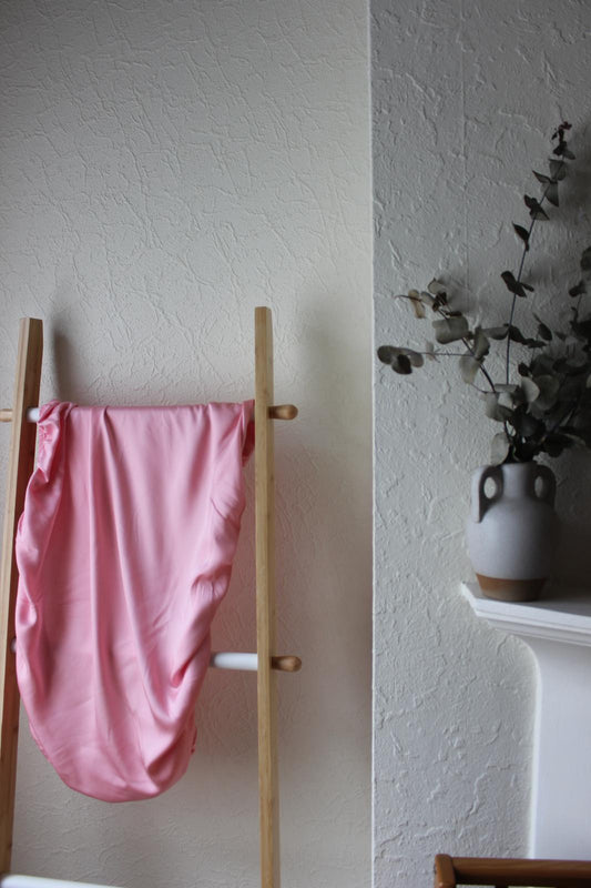 Strawberry Bon Bon Bamboo Cotbed Sheet