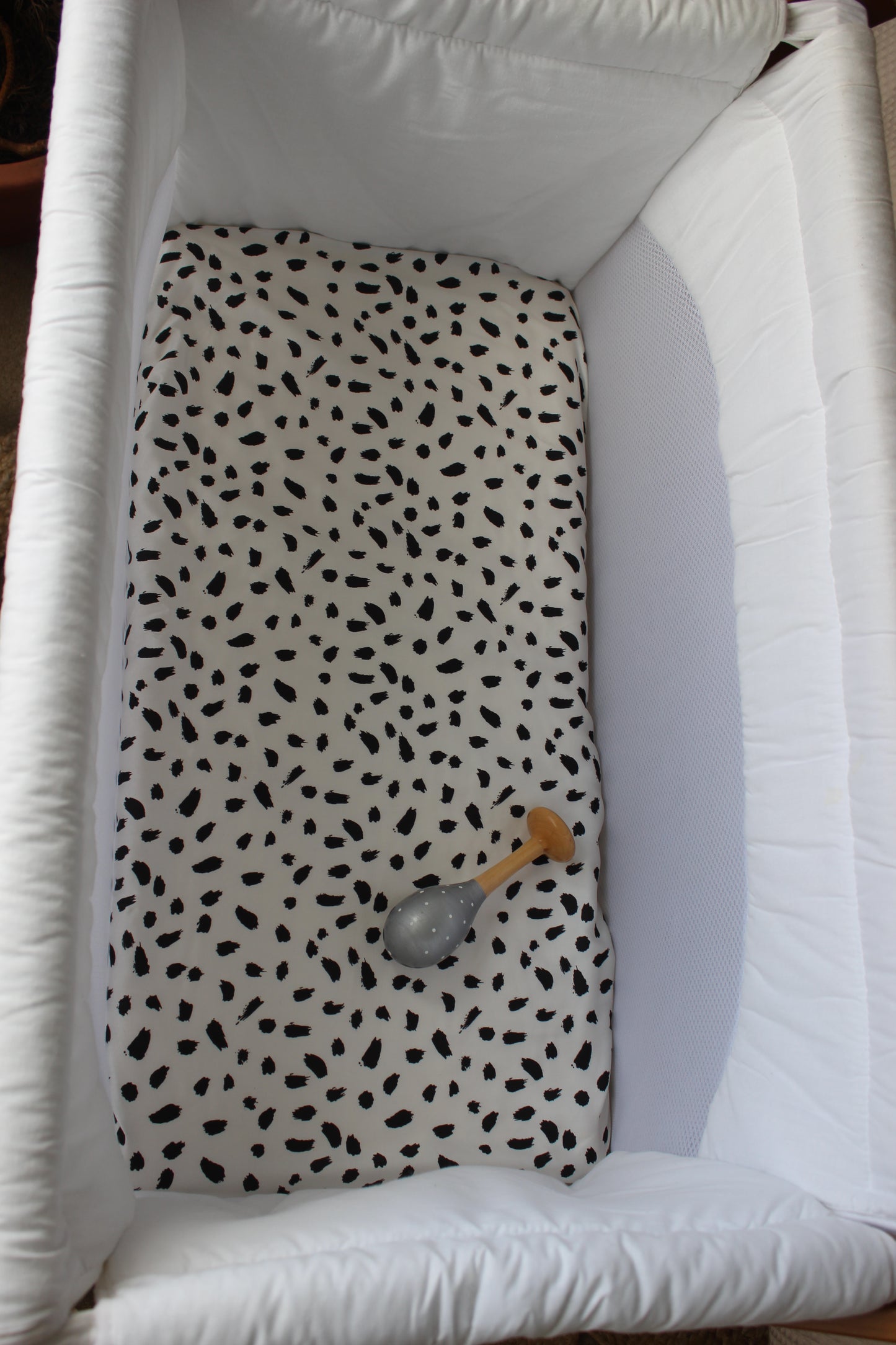Dalmation Bamboo Bassinet Sheet