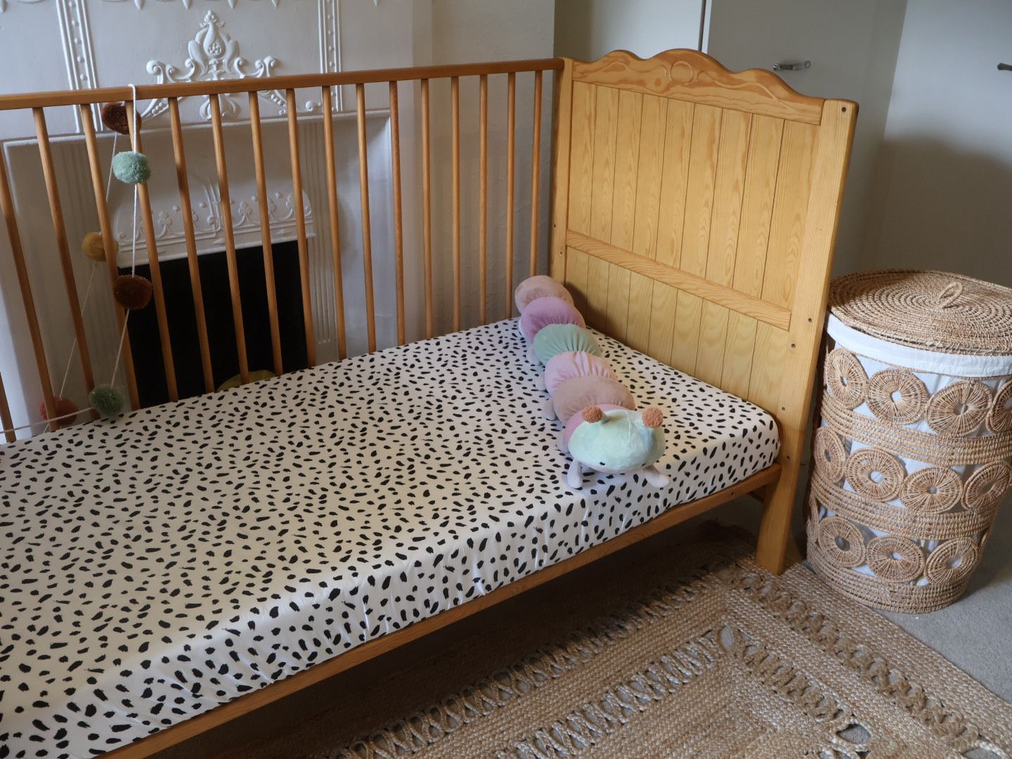 Dalmatian Bamboo Cotbed Sheet