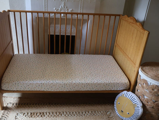 Cake Sprinkles Bamboo Cotbed Sheet